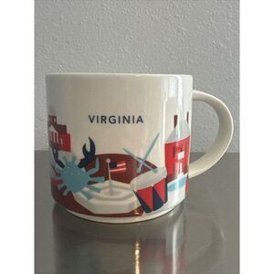 2016 Starbucks Virginia we are here collection mug 14 oz excellent condition‎